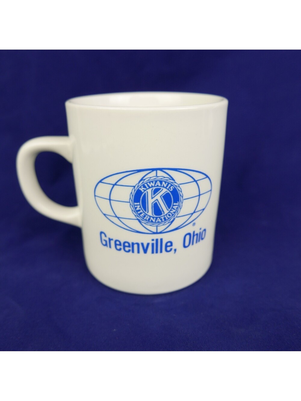 Vintage Kiwanis International Coffee Mug Greenville Ohio Service Club Ceramic